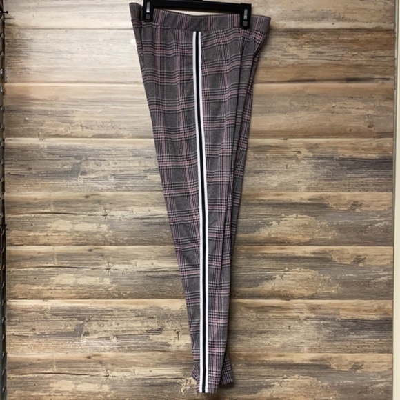 Lot of 3 French Laundry Pull On Stretch Plaid Knit Leggings NWT - Picture 5 of 10